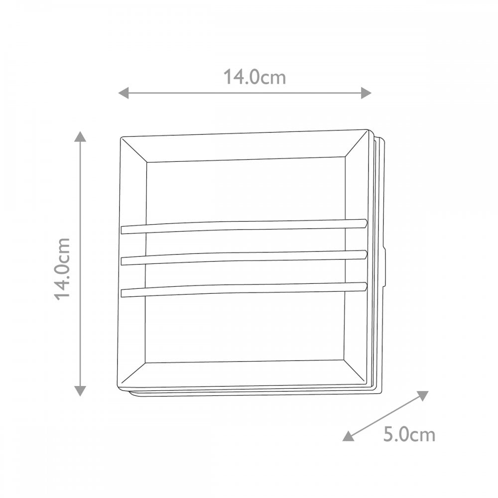 Egil Outdoor 1 Light Wall/Ceiling Lantern Graphite