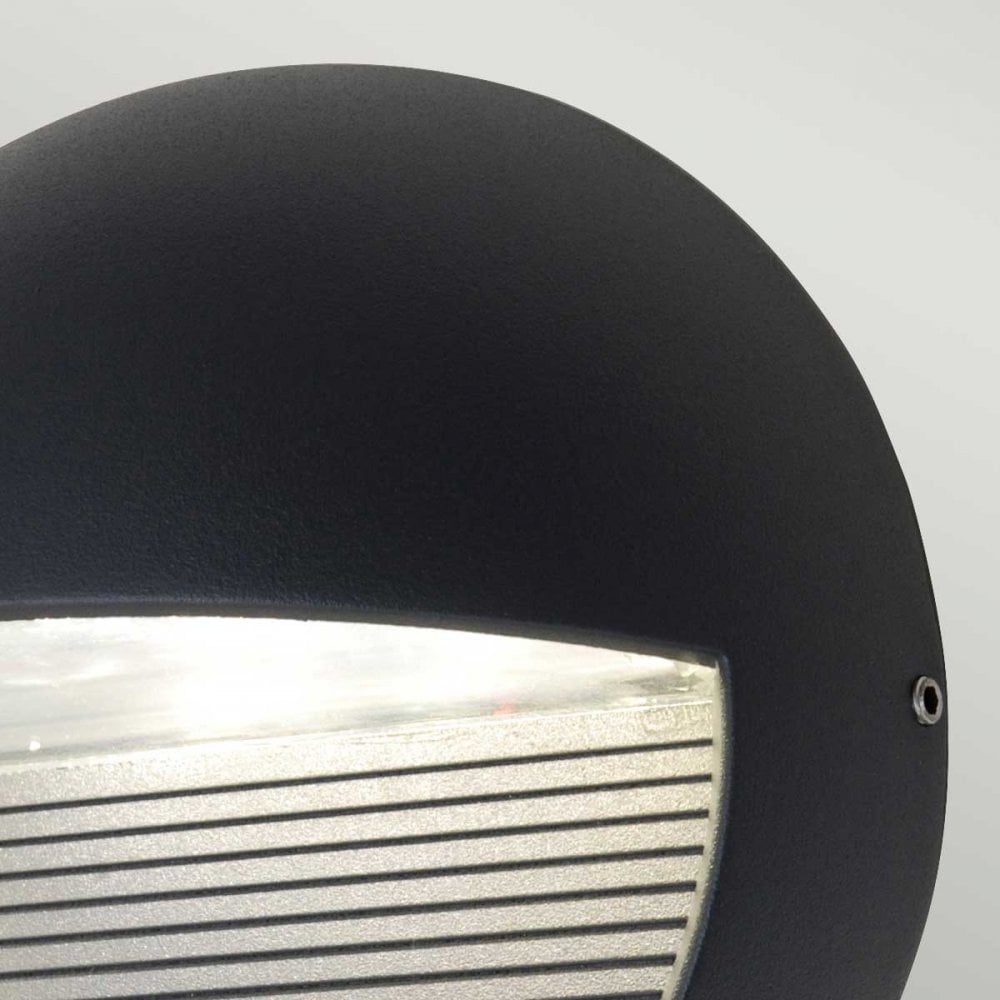 FREYR-R Freyr Round Outdoor 1 Light LED Wall Light Graphite