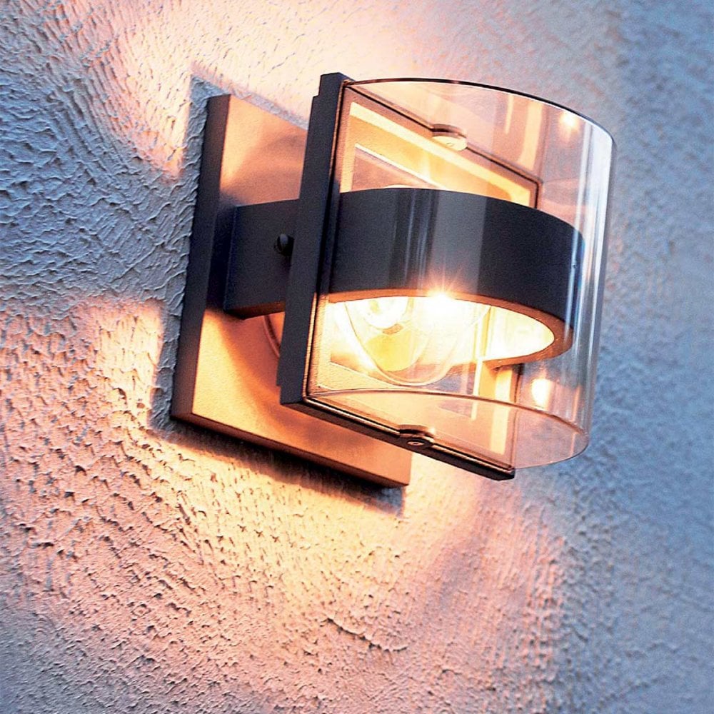 FRIDA-S Frida Outdoor 1 Light Small Wall Light Graphite
