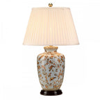 GOLD-BIRDS-TL Gold Birds 1 Light Table Lamp Light Blue and Gold