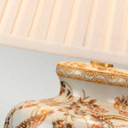 GOLD-BIRDS-TL Gold Birds 1 Light Table Lamp Light Blue and Gold