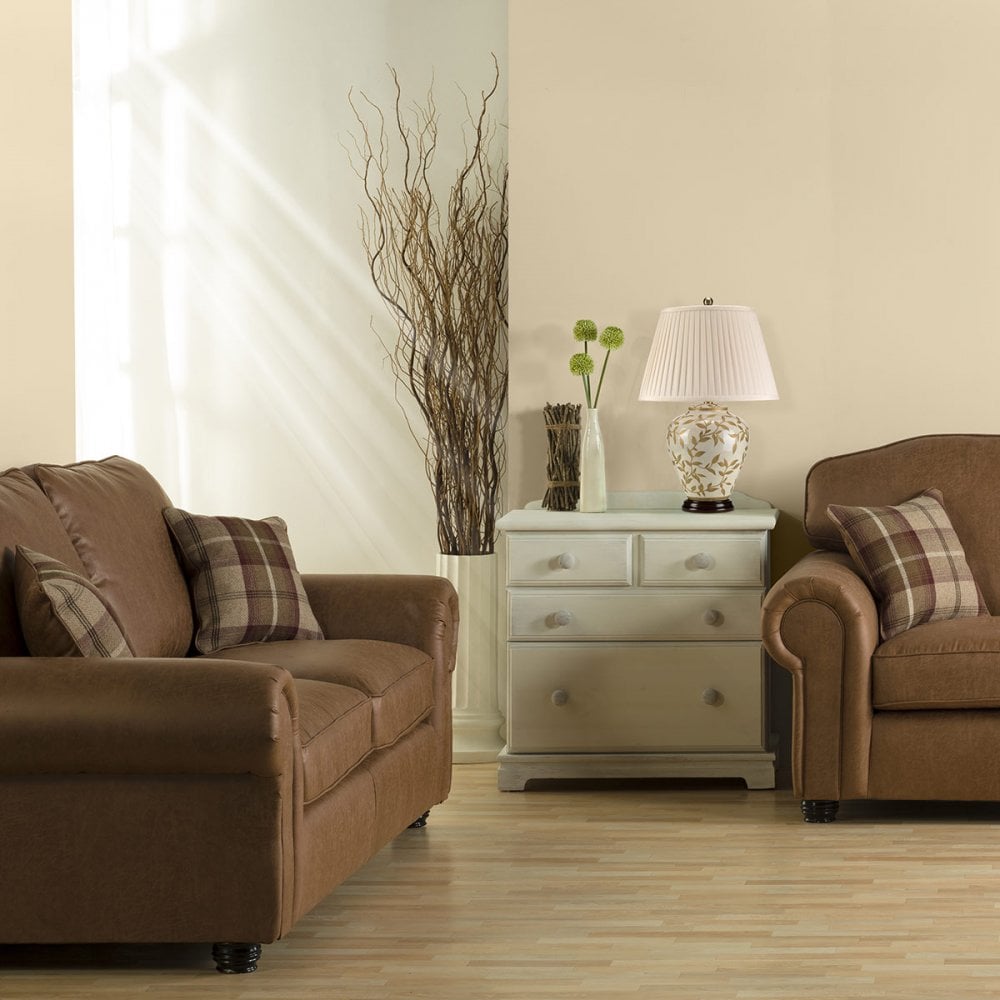 LEAVES-BR-GL-TL Leaves Brown Gold 1 Light Table Lamp Brown and Gold
