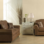 LEAVES-BR-GL-TL Leaves Brown Gold 1 Light Table Lamp Brown and Gold