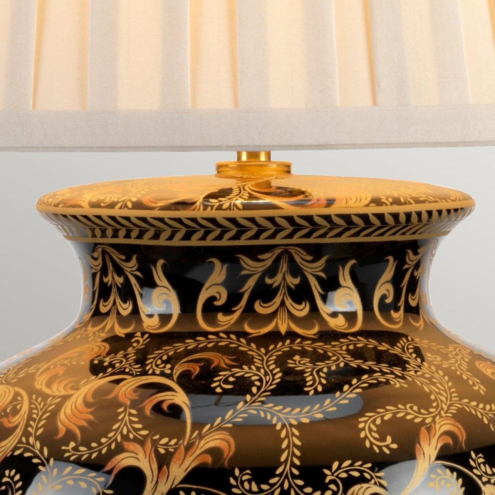 MORRIS-TL-LARGE Morris 1 Light Large Table Lamp Gold and Black