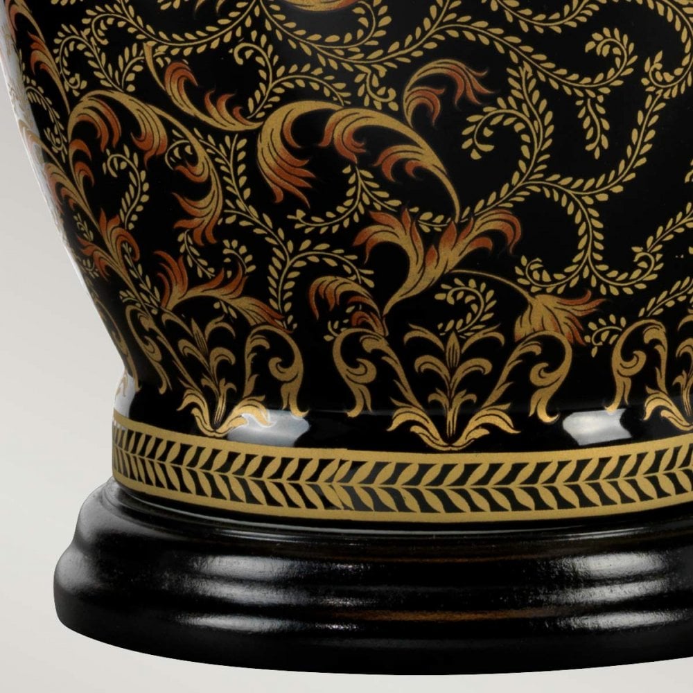 MORRIS-TL-LARGE Morris 1 Light Large Table Lamp Gold and Black