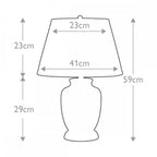 MORRIS-TL-SMALL Morris 1 Light Small Table Lamp Gold and Black