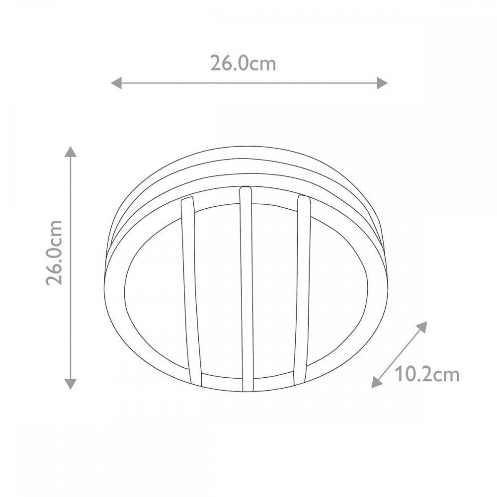 SVEN-1R Sven Outdoor 1 Light Wall/Ceiling Lantern Graphite