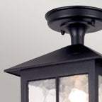 BL18A-BLACK Winchester Outdoor 1 Light Porch Lantern Black