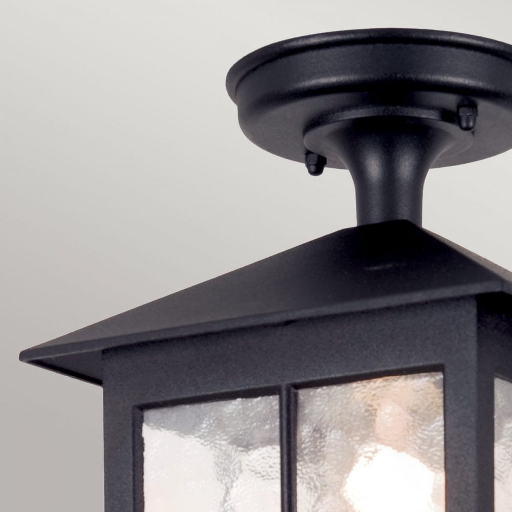 BL18A-BLACK Winchester Outdoor 1 Light Porch Lantern Black