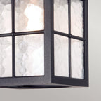 BL18A-BLACK Winchester Outdoor 1 Light Porch Lantern Black