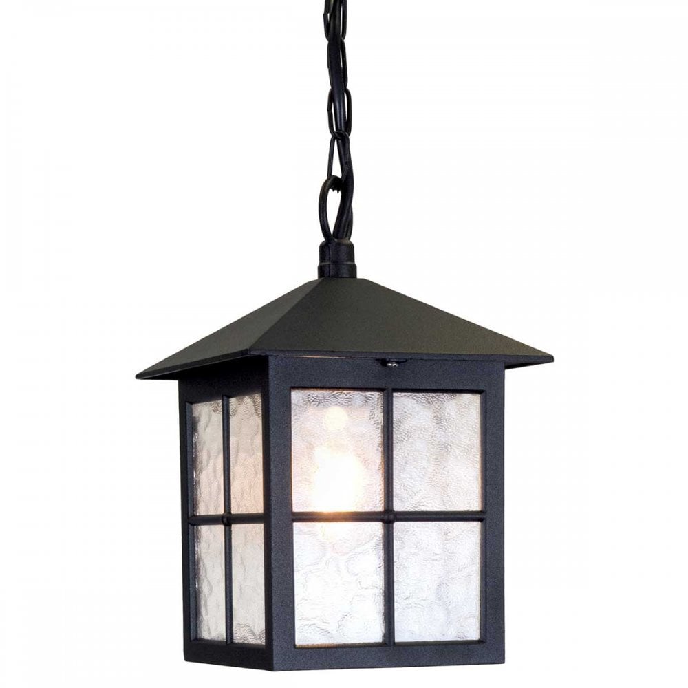 BL18B-BLACK Winchester Outdoor 1 Light Chain Lantern Black