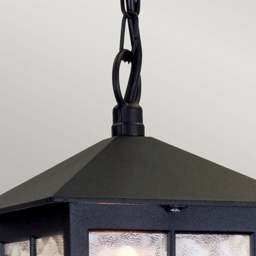 BL18B-BLACK Winchester Outdoor 1 Light Chain Lantern Black