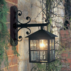 BL19-BLACK Winchester Outdoor 1 Light Wall Down Lantern Black (S)