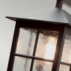 BL19-BLACK Winchester Outdoor 1 Light Wall Down Lantern Black (S)