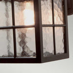 BL19-BLACK Winchester Outdoor 1 Light Wall Down Lantern Black (S)