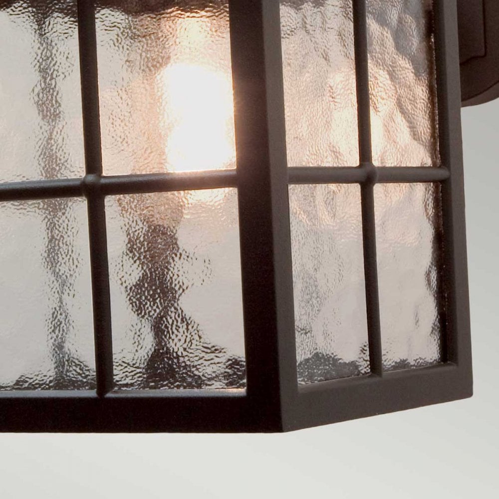 BL19-BLACK Winchester Outdoor 1 Light Wall Down Lantern Black (S)