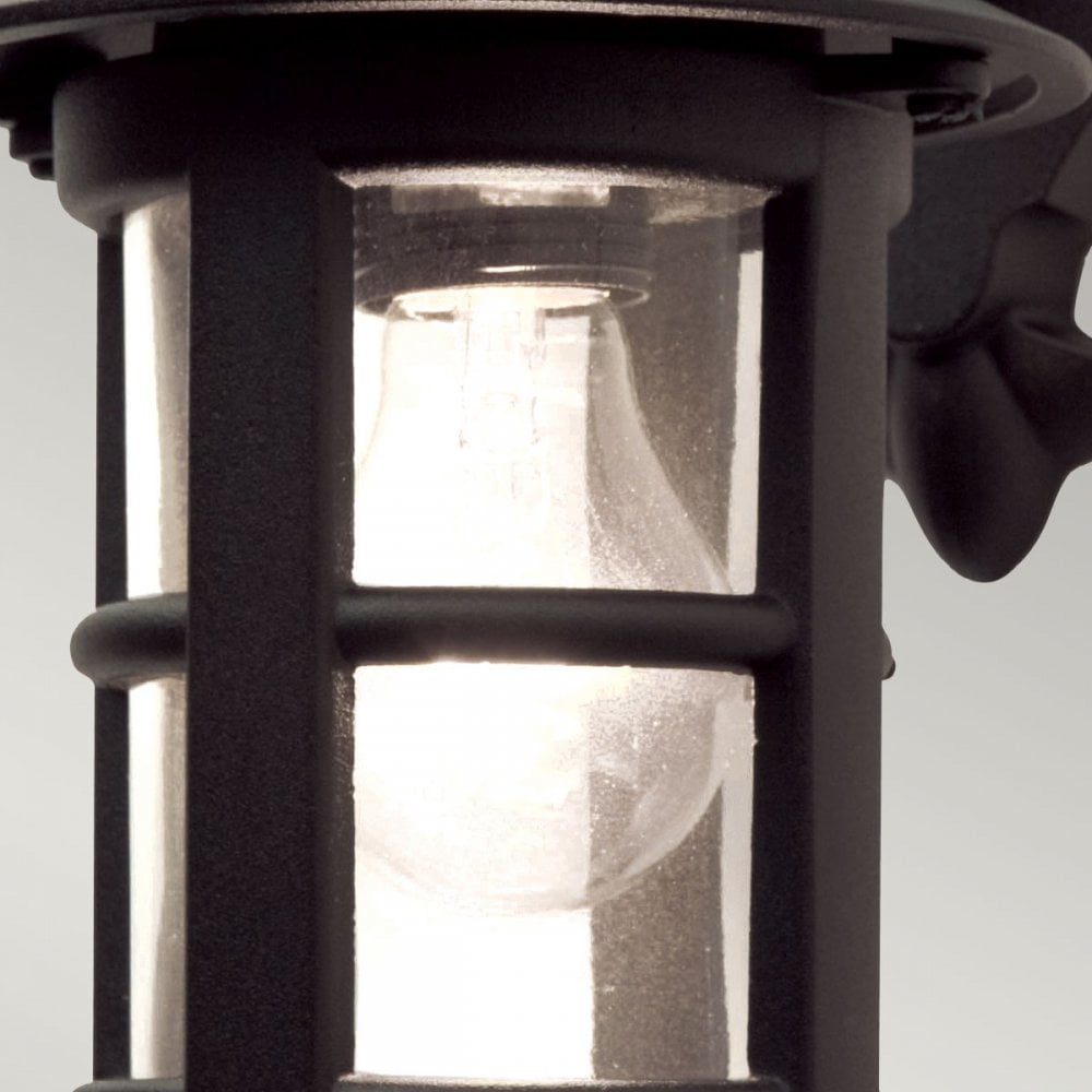 BL21-BLACK-E27 Hereford Outdoor 1 Light Wall Down Lantern Black
