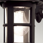 BL21-BLACK-E27 Hereford Outdoor 1 Light Wall Down Lantern Black