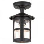 BL21A-BLACK Hereford Outdoor 1 Light Porch Lantern Black