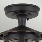 BL21A-BLACK Hereford Outdoor 1 Light Porch Lantern Black