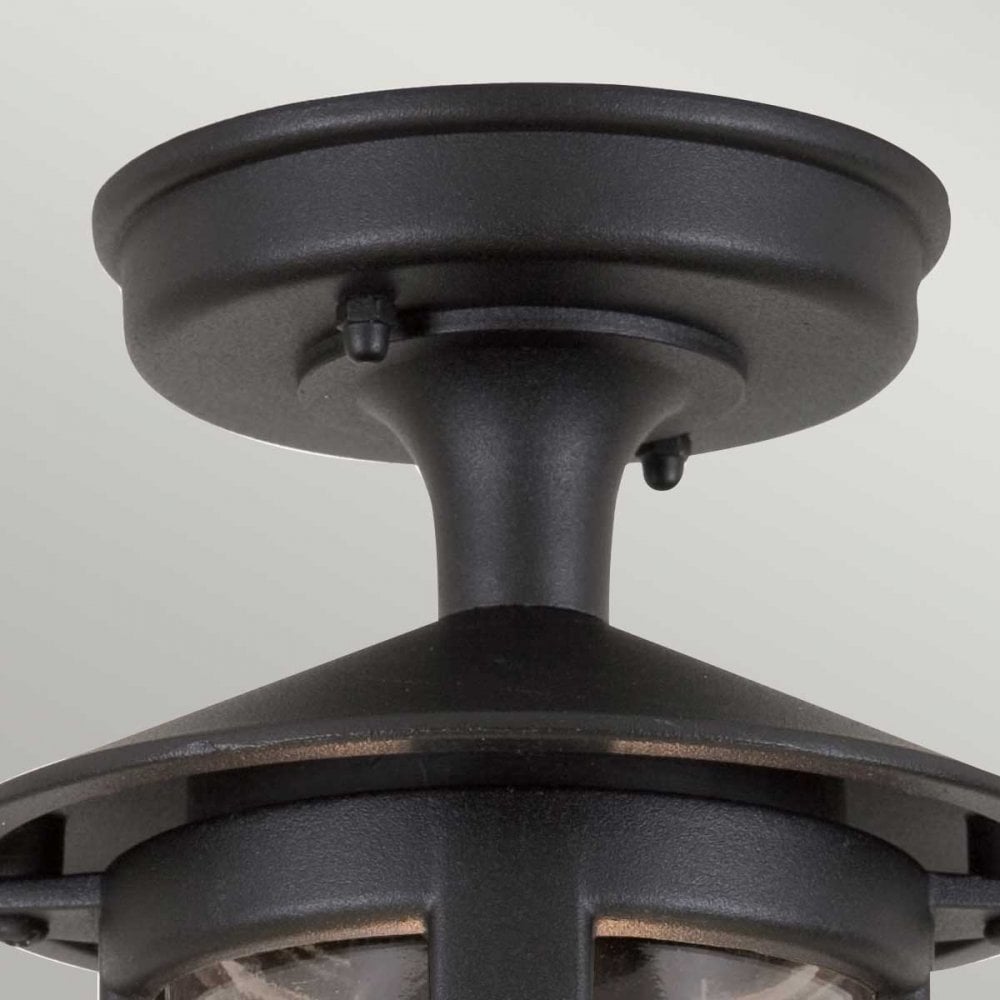 BL21A-BLACK Hereford Outdoor 1 Light Porch Lantern Black