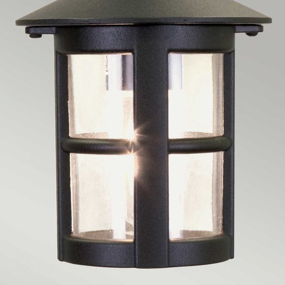 BL21B-BLACK Hereford Outdoor 1 Light Chain Lantern Black