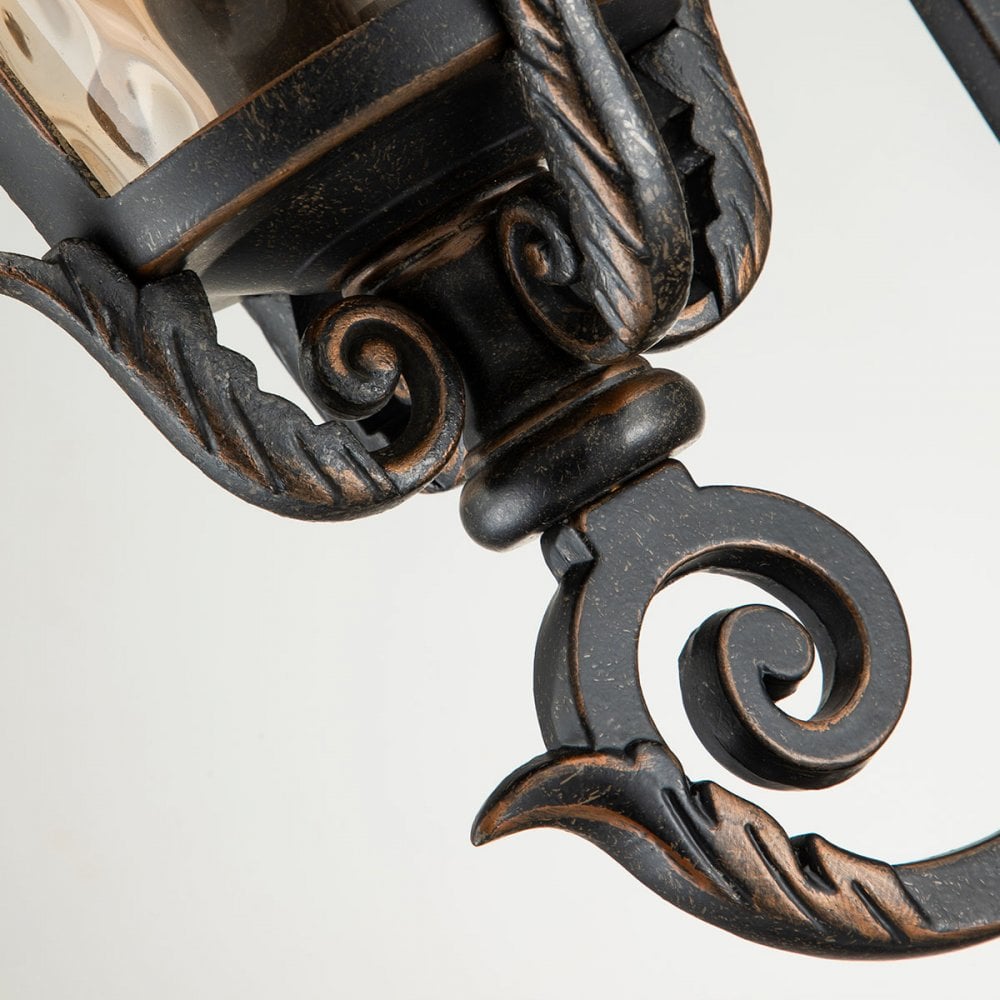 BT1-M Baltimore Outdoor 1 Light Medium Wall Lantern Weathered Bronze