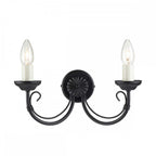 CH2-BLACK Chartwell 2 Light Wall Light Black