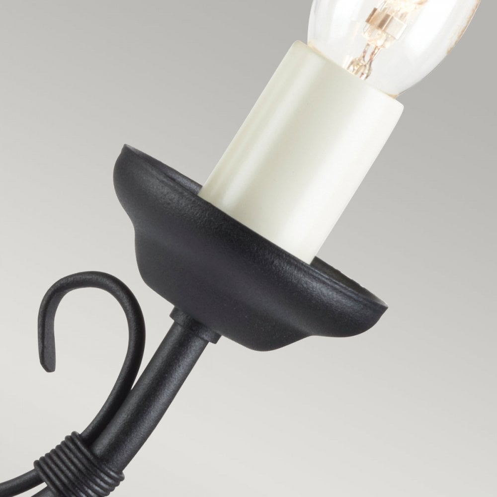 CH2-BLACK Chartwell 2 Light Wall Light Black