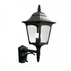 CP1-BLACK Chapel Outdoor 1 Light Up Wall Lantern Black