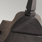CP1-BLACK Chapel Outdoor 1 Light Up Wall Lantern Black
