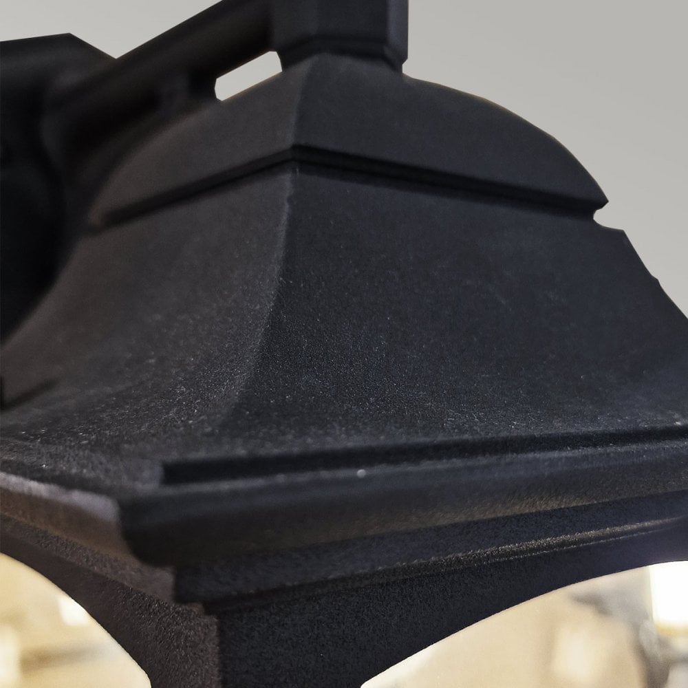 Chapel Outdoor 1 Light Down Wall Lantern Black