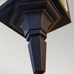 CP2-BLACK Chapel Outdoor 1 Light Down Wall Lantern Black