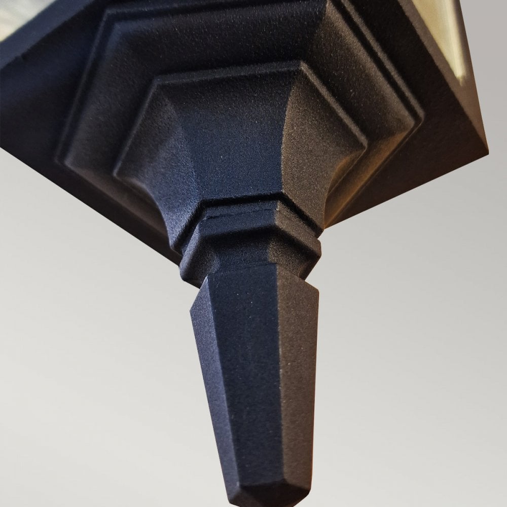 Chapel Outdoor 1 Light Down Wall Lantern Black