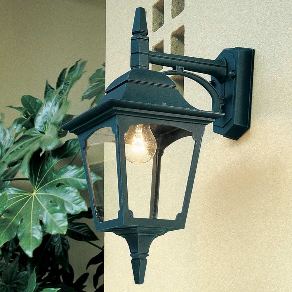 Chapel Outdoor 1 Light Down Wall Lantern Black