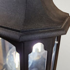 Chapel Outdoor 1 Light Half Lantern Black