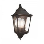 CP7-2-BLACK Chapel Outdoor 1 Light Half Lantern Black