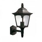 CPM1-BLACK Chapel Outdoor 1 Light Mini Up Wall Lantern Black