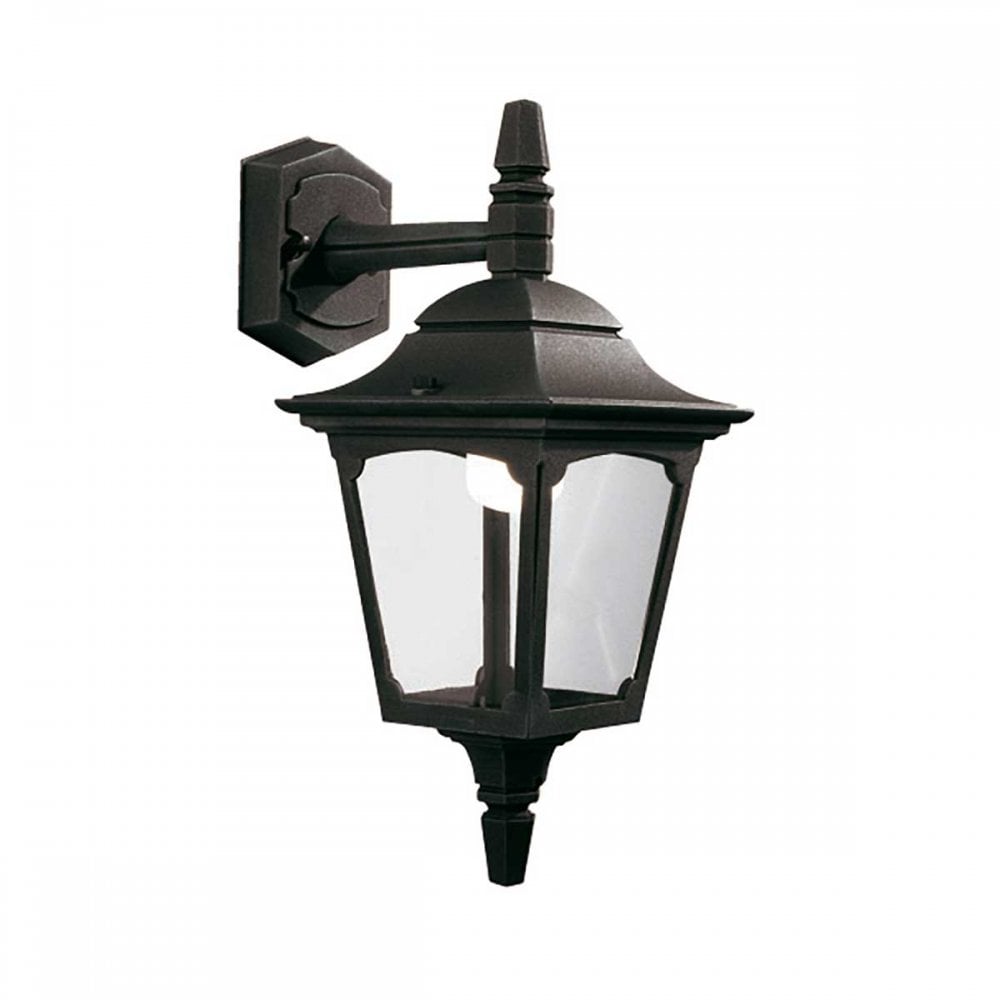 CPM2-BLACK Chapel Outdoor 1 Light Mini Down Wall Lantern Black