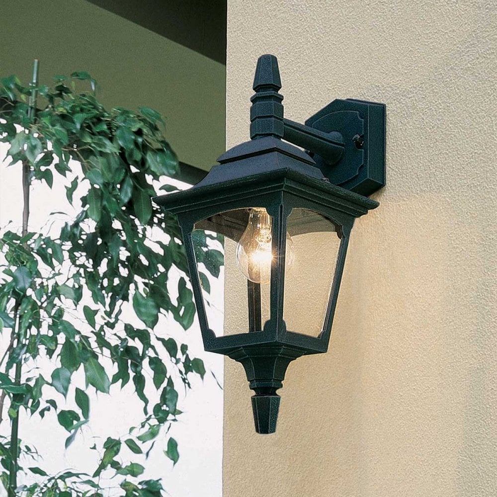 CPM2-BLACK Chapel Outdoor 1 Light Mini Down Wall Lantern Black