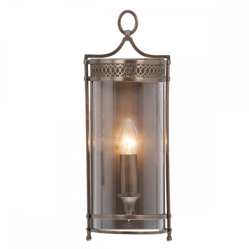 GH-WB-DB Guildhall 1 lt Wall Light Dark Bronze