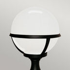 GLENBEIGH-PED-PO Glenbeigh Outdoor 1 Light Pedestal/Porch Lantern Black