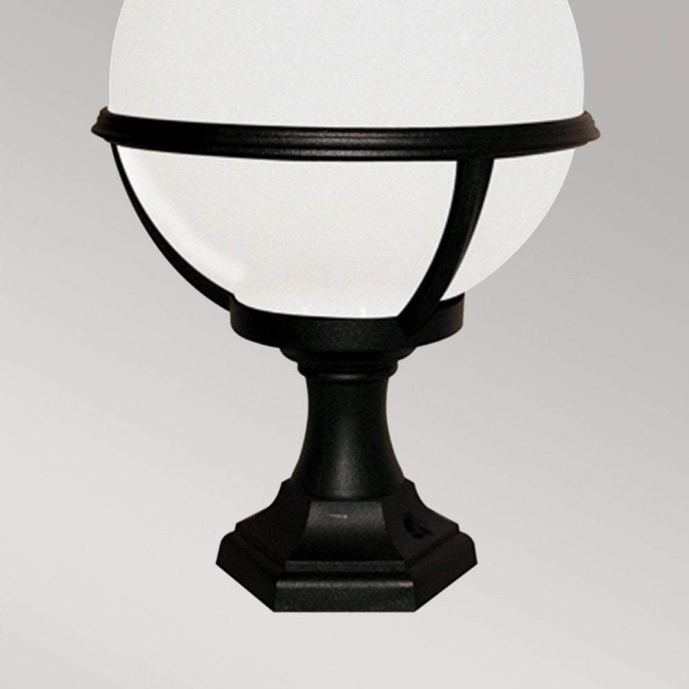 GLENBEIGH-PED-PO Glenbeigh Outdoor 1 Light Pedestal/Porch Lantern Black