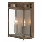 HL7-M-DB Holborn Outdoor 2 Light Half Lantern Medium Dark Bronze