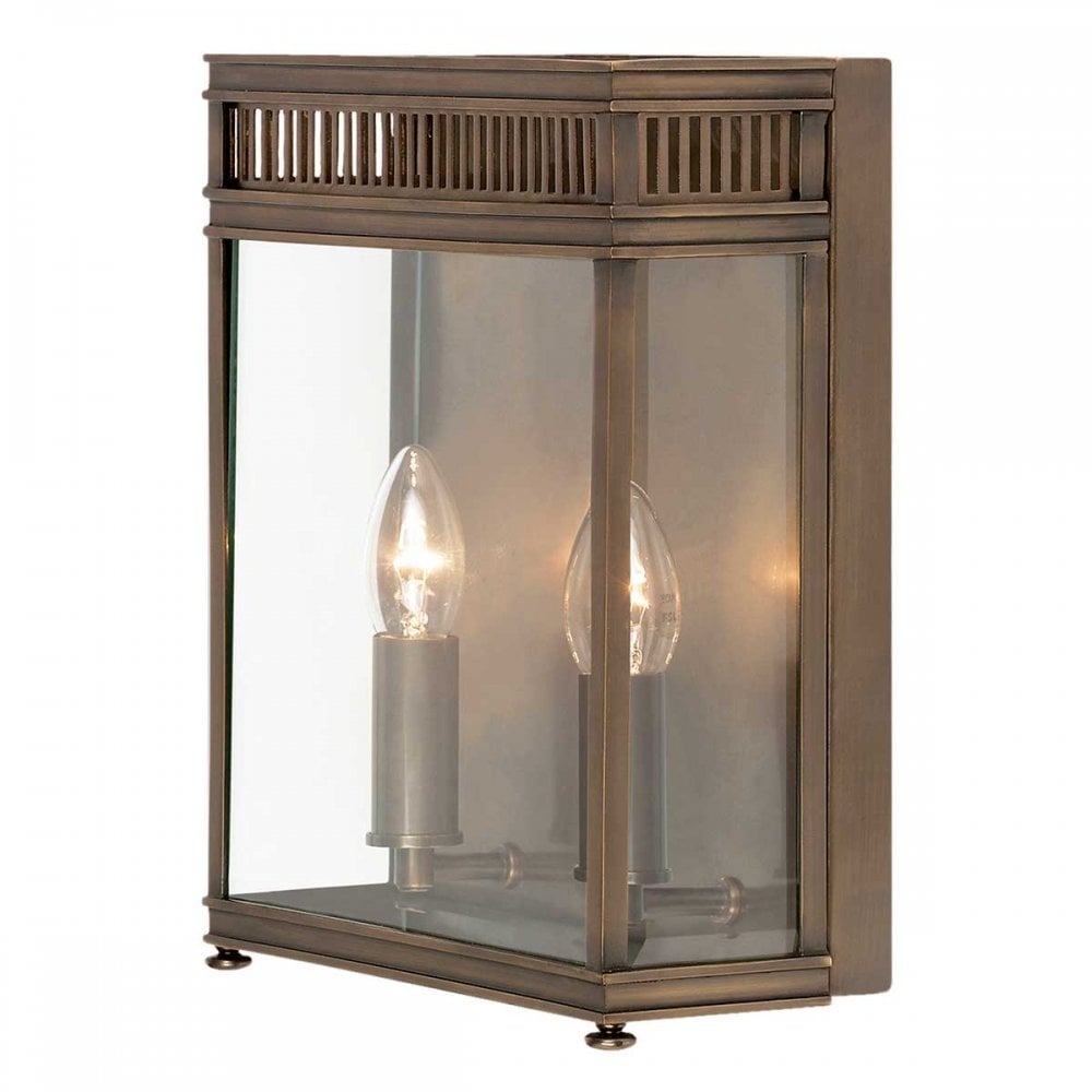 HL7-M-DB Holborn Outdoor 2 Light Half Lantern Medium Dark Bronze