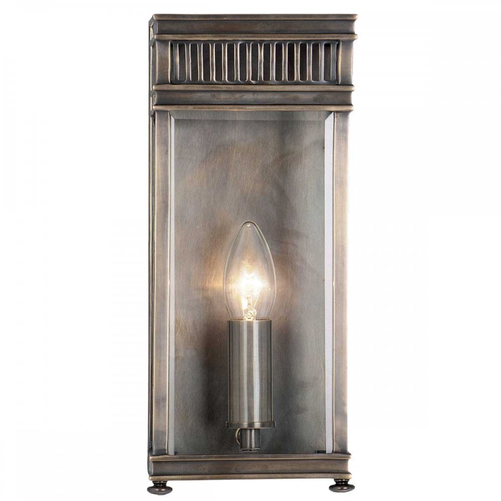 HL7-S-DB Holborn Outdoor 1 Light Half Lantern Small Dark Bronze