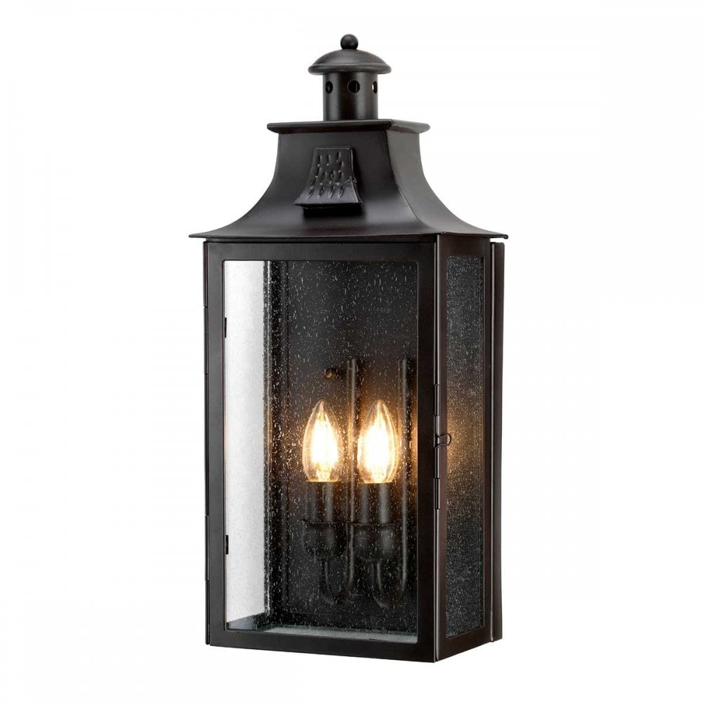KENDAL Kendal Outdoor 2 Light Wall Lantern Old Bronze