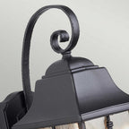 KENT Kent Outdoor 1 Light Wall Lantern Black