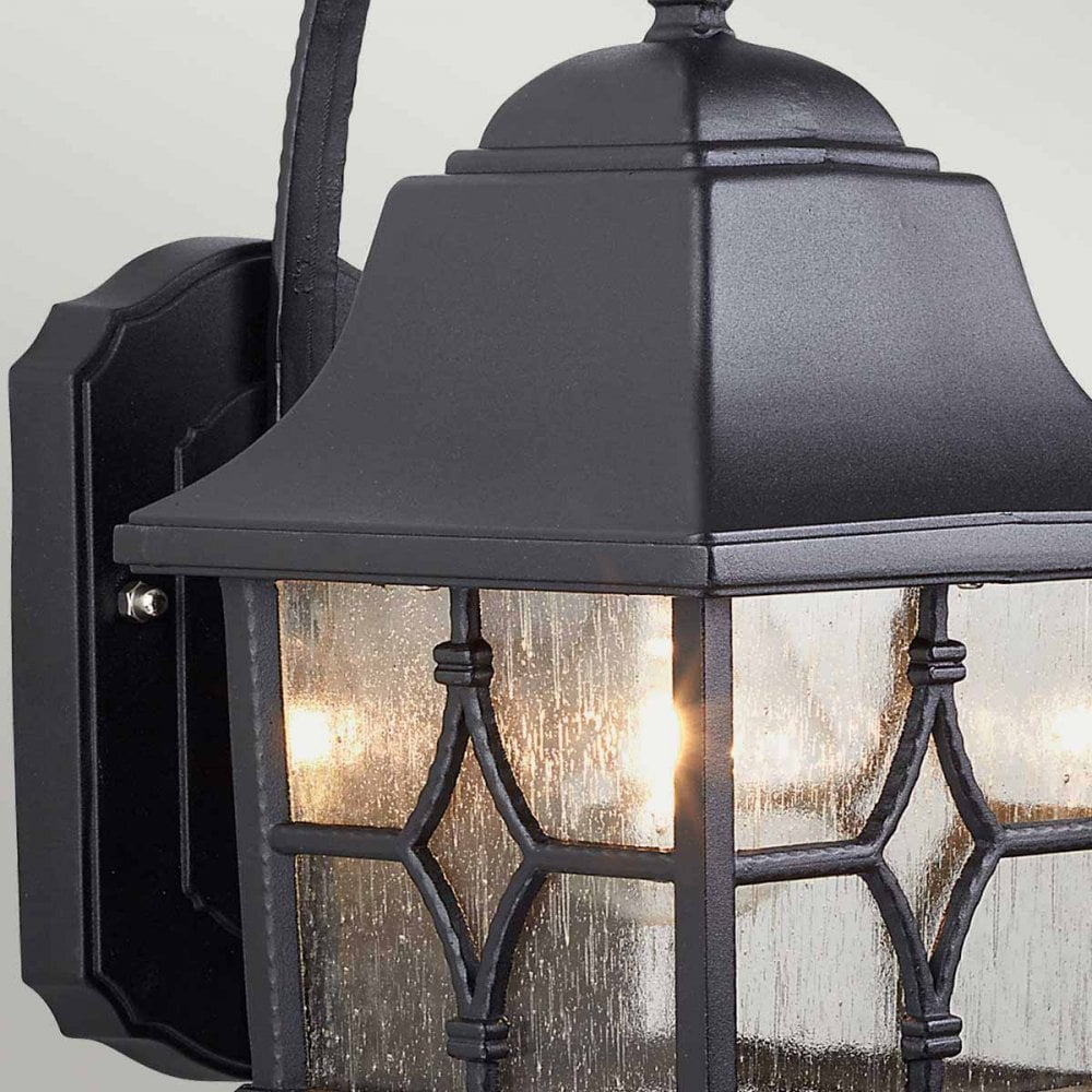 KENT Kent Outdoor 1 Light Wall Lantern Black
