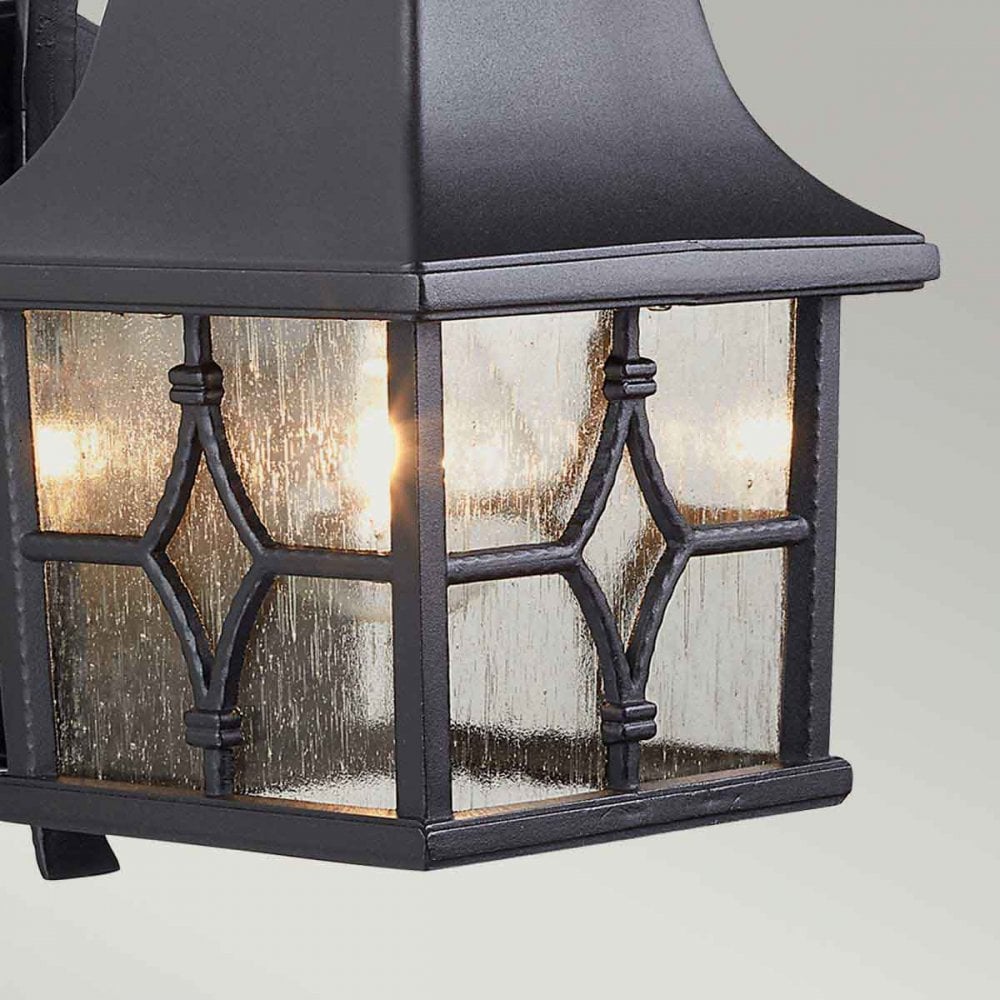 KENT Kent Outdoor 1 Light Wall Lantern Black